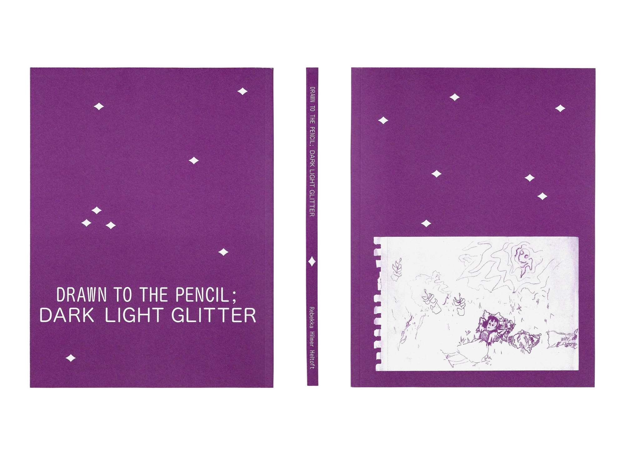 Drawn to the Pencil Dark Light Glitter 4